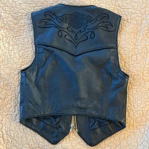 Vintage Women’s Harley Davidson Leather Vest